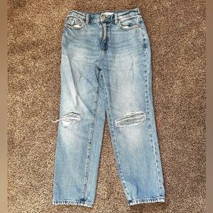 Garage Distressed Light Blue Jeans